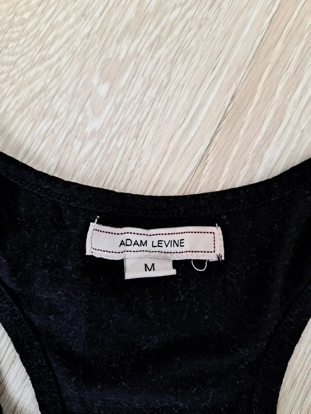 Adam Levine Collection Women's Black Racerback Tank Top Sz M (Fits Sz S)
